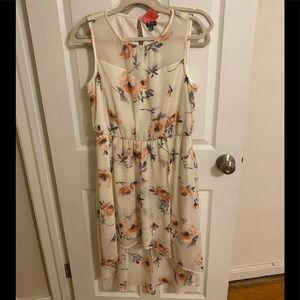 Lily Rose Flowy Floral Midi Dress